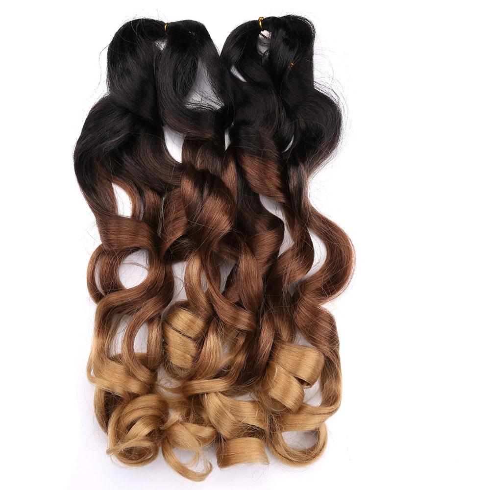 22inch 150g Synthetic Body Wave Curly Pony French Spiral Curl Hair Wavy Braiding Hair