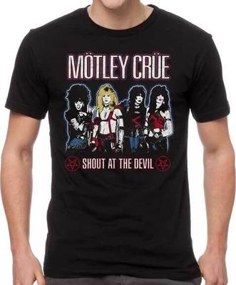 Motley Crue Shout At the Devil Heavy Metal Rock Music Band T Shirt MOT10263