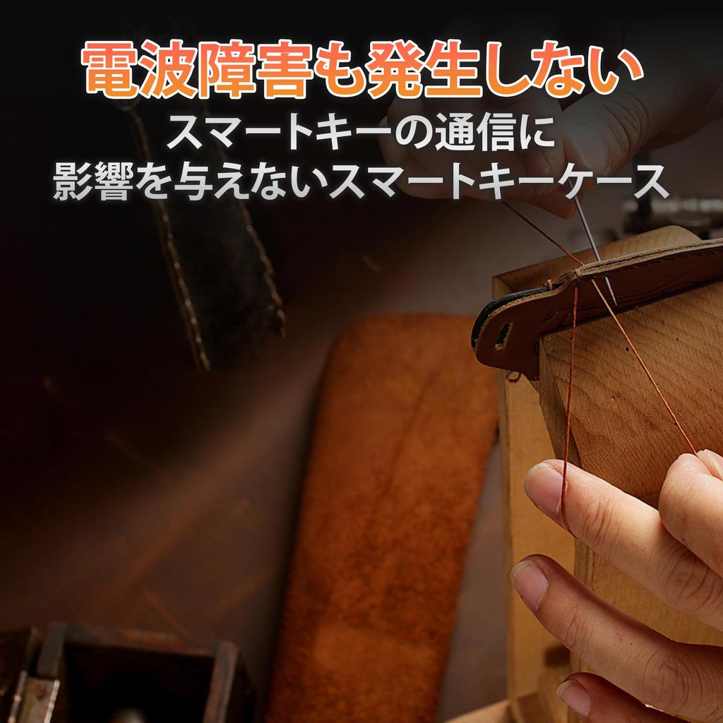 Felimoa Smart Key Case, Cowhide Leather Cover for Renault Keychain (Navy)