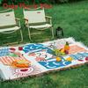 Bohemian Style Outdoor Picnic Blanket With Thick Cotton Linen For Camping And Garden Use