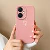 For Vivo Y27 4G 5G Phone Case Love Heart Soft Smooth Liquid Silicone Camera Protection Back Cover For Vivo Y 27 Funda Shell