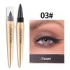 Cool Black Intense Eyeliner Color Eyeliner Waterproof Long-Lasting Makeup Holding Non-Smudge Eyeliner Pencil