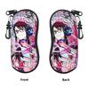 Custom Japanese Anime Evangelion Eyeglass Glasses Case Women Men Soft Hot Sunglasses Protective Bag
