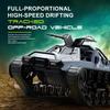 C8812/ C8812 MAX LED Light Full Scale Tracked Tank Simulation Model Toy RC Car Drift Remote Control Off-Road Vehicle for Kids