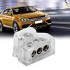 Nickel Plated Power Ground Distribution Block 1 In 3 Out Car Audio Stereo Modification Parts