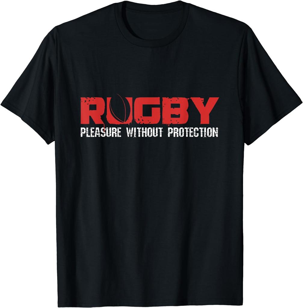 Funny Rugby Never Underestimate A Girl Who Plays Rugby T-Shirt Fashion Loose Woman Gift TShirt Ropa Hombre
