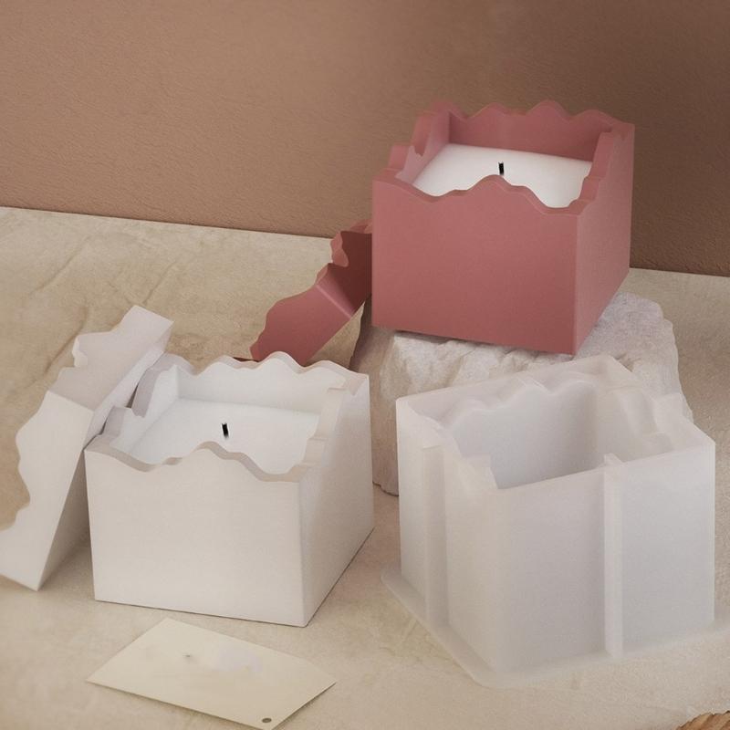 Versatile Candle Cup Silicone Mold Versatile Silicone Molding Set for Homemade Resin Ornament and Candle Holders