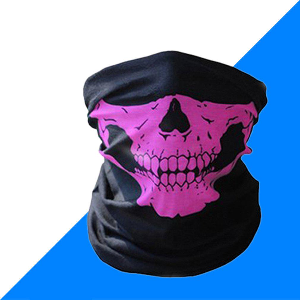 Cycling Face Mask Headwear Halloween Skull Wrap Scarf Warm Washable Headband Breathable Running Bandana Outdoor Sports Equipment