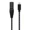 Professional TypeC Male to XL Cable Exceptional Sound Clarities for Laptops