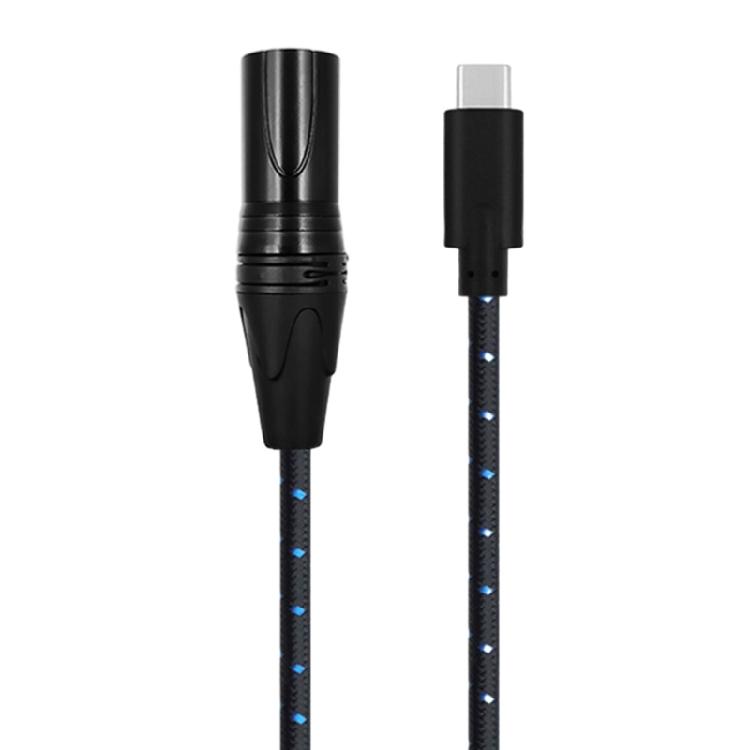 Professional TypeC Male to XL Cable Exceptional Sound Clarities for Laptops