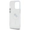 Karl Lagerfeld Klhmp14Xhlskch Iphone14 Pro Max 6.7 Biały/White Hardcase Iml Metal Karl&Choupette Head Magsafe