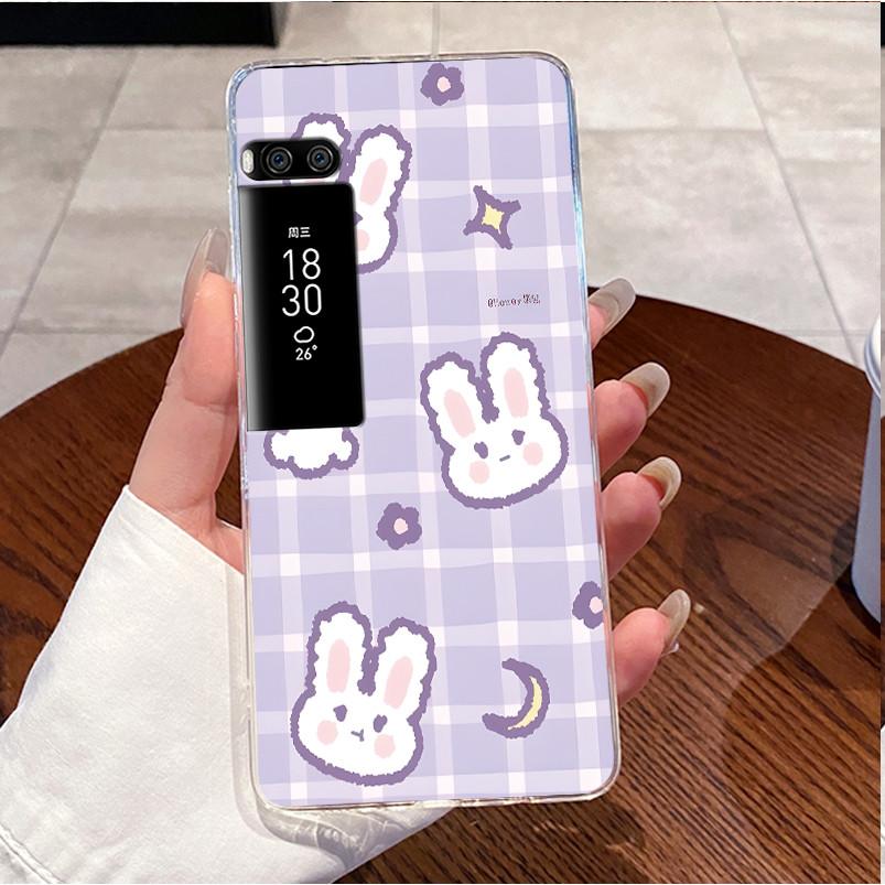 For Meizu Pro 7 Case Clear Luxury Cute Love Rabbit Funny Cool TPU Soft Silicone Phone Case For Meizu Pro 7 Plus Pro7 Back Cover