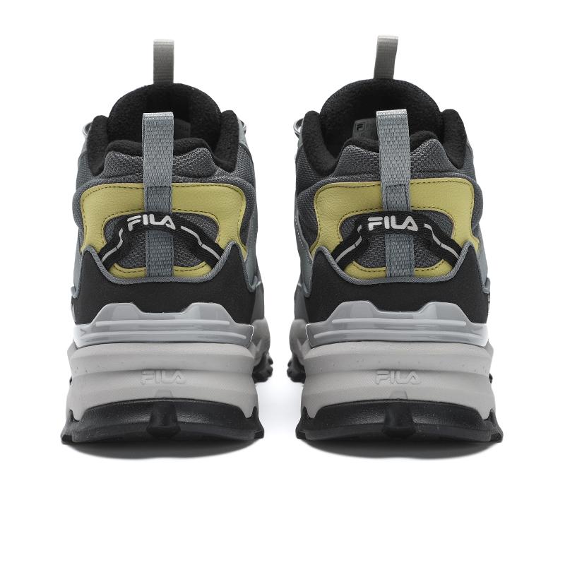 Fila Trek 1S Comfortable Versatile Fleece Durable Low-Top Lifestyle Casual Shoes Men Sneaker Lava-Gray Medium-Gray F12M442113FLM