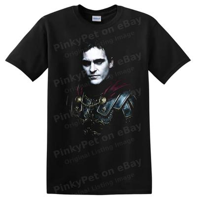 Gladiator Commodus Joaquin Phoenix Roman Emperor Portrait T Shirt Movie Art Tee
