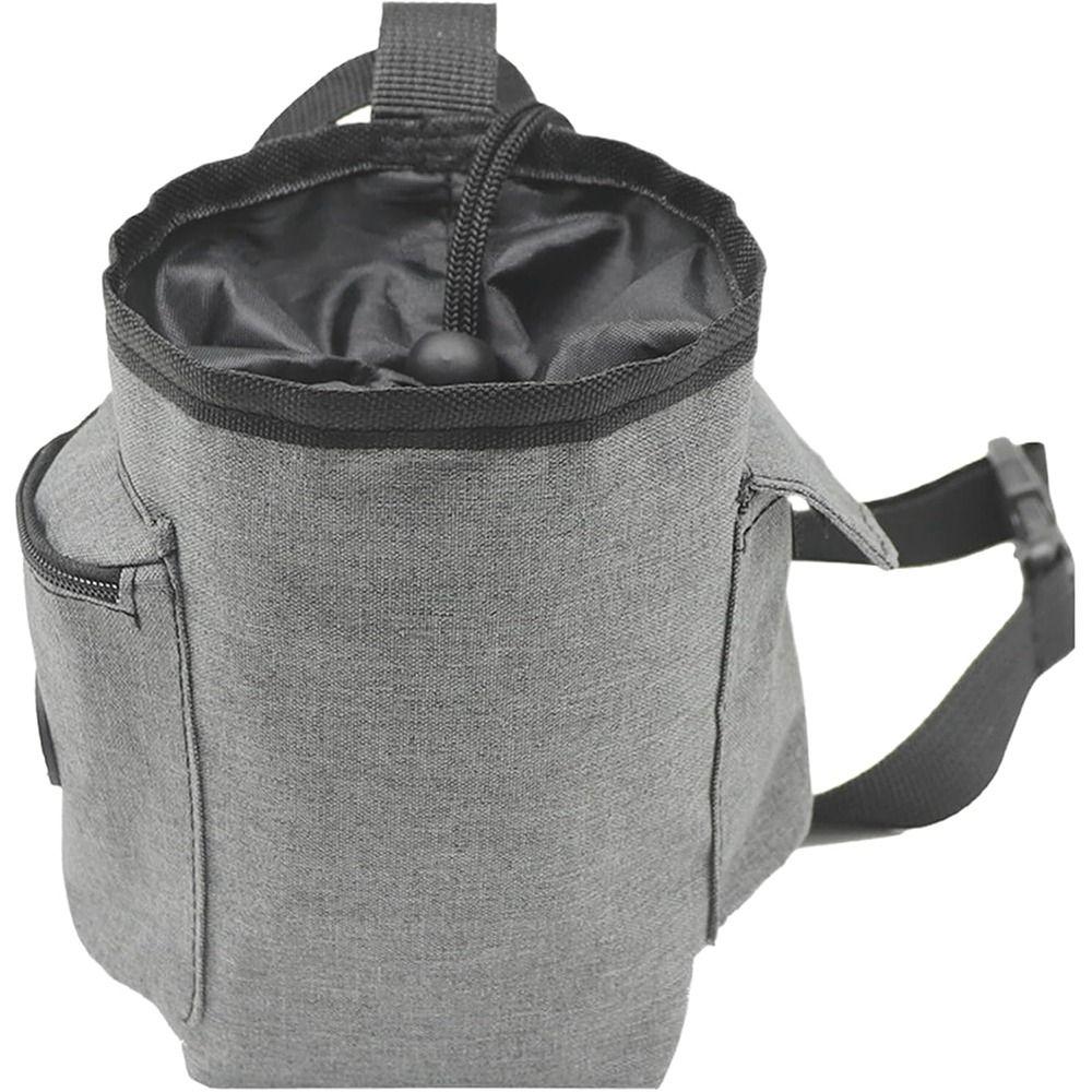 Oxford Cloth Chalk Bag Bucket with Adjustable Durable Rock Climbing Chalk Pouch Waist Belt and Zippered
