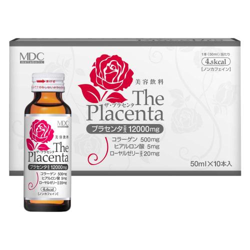 MDC Metabolic The Placenta Drink (50ml x 10 bottles) 100% Pure Pig Placenta with 5 Carefully Selected Beauty Ingredients (Collagen, Royal Jelly, Hyalu