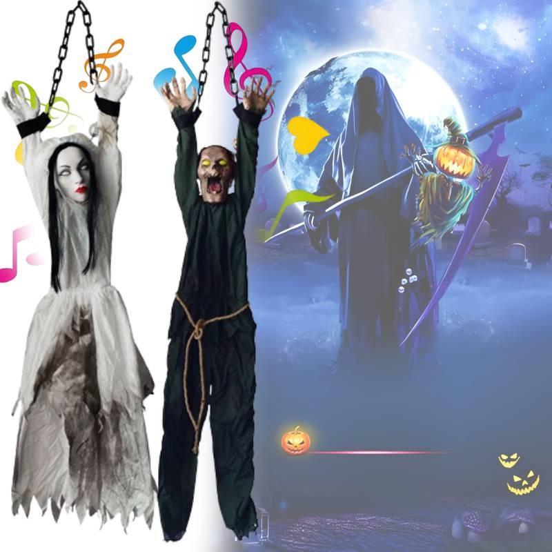 Toy Electric Halloween Decoration Bundle Hand Vibration Ghost Lifting Props