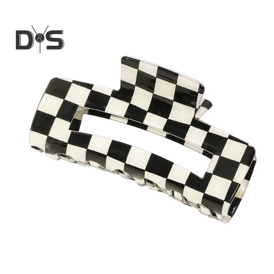 

1/4 шт женские заколки для волос с сильной фиксацией, узор в клетку, заколки для волос, универсальные решетчатые аксессуары для волос G