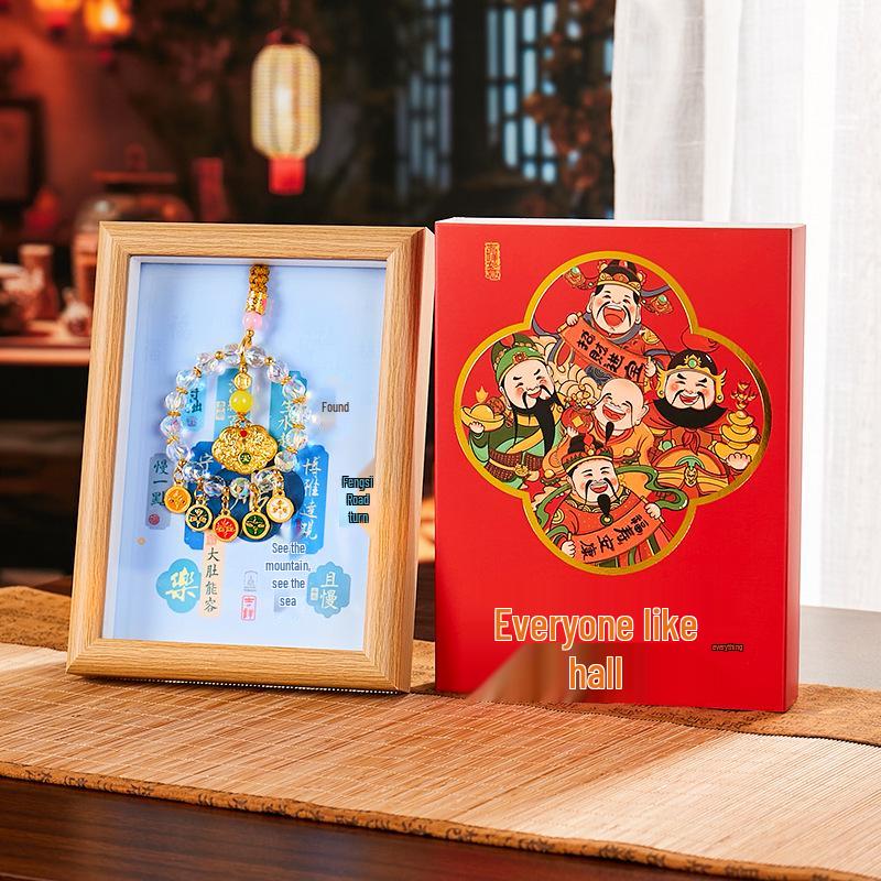 Exquisite Thangka Display Table: Perfect Souvenir for Nail Salon Openings and Cultural Gifts