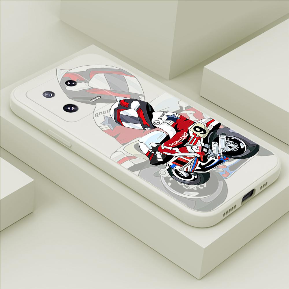 

Чехол для телефона с мультяшным красочным узором, квадратный, жидкий, силикон, TPU, полное покрытие камеры, противоударный защитный чехол для Xiaomi Redmi iPhone iPhone 13 Pro белый