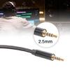 Heavy Duty 2.5mm Audios Cable with 4Pole TRRS Plugs Builts with Gold Plate Terminals OFC Conductors for Clear Audios