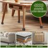 4Pcs Adjustable Furniture Riser Universal Furniture Leg with Nonslip Pad Sofa Leg Bed Foot Raising Block for Table Desk Chair