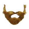 Dress Up Fake Beard Makeup Flannel Beard Fake Beard Costume Realistic Halloween Beard Fake Mustaches Cosplay Dress up Brown