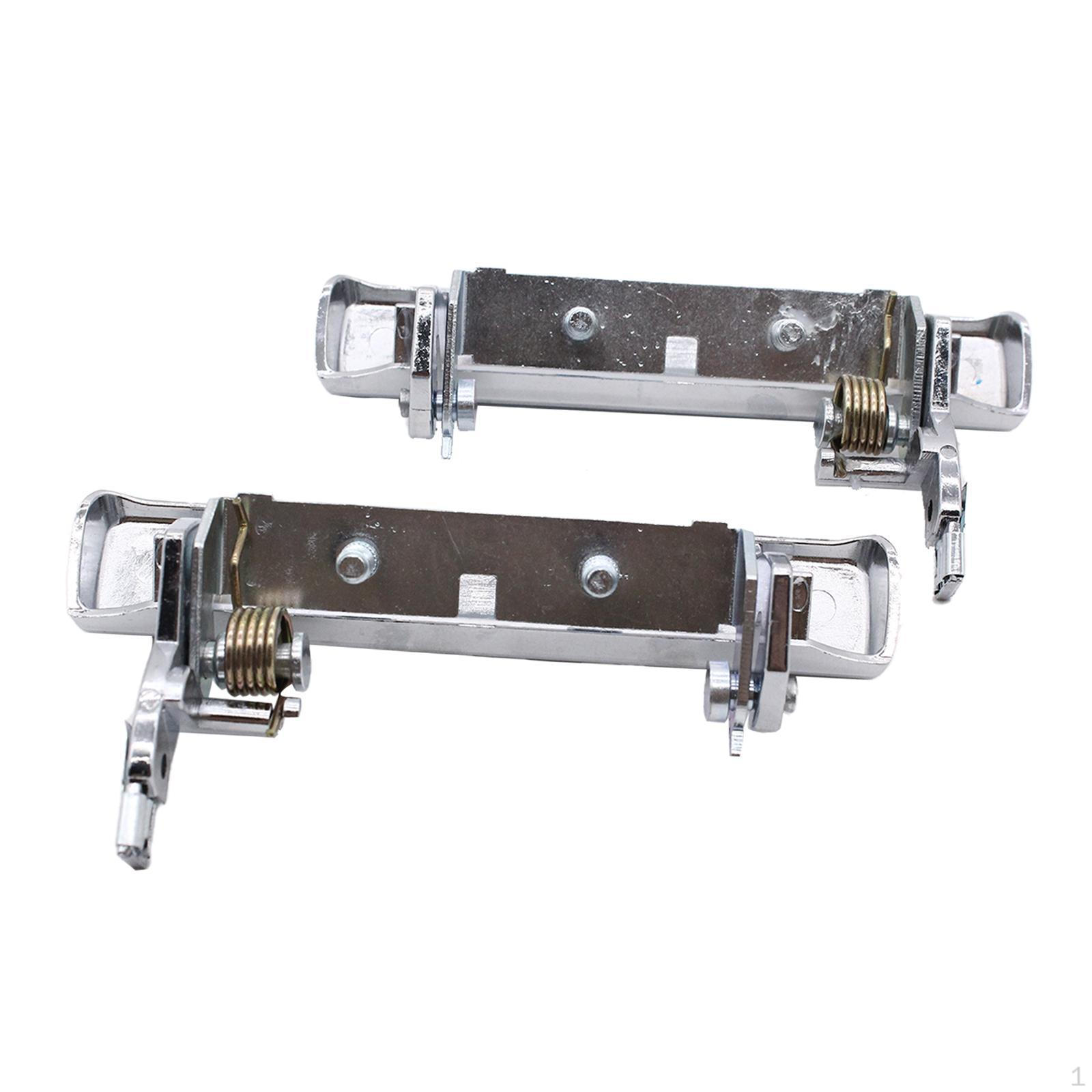 

Детали комплекта наружных дверных ручек, со стороны водителя и пассажира, износостойкие, практичные, прочные, легкие в использовании.