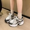 Fashion Women's Summer New Thick Soled Height Increasing Mesh Breathable Lightweight Sports Leisure Shoes Fashionable Comfortable Shoes