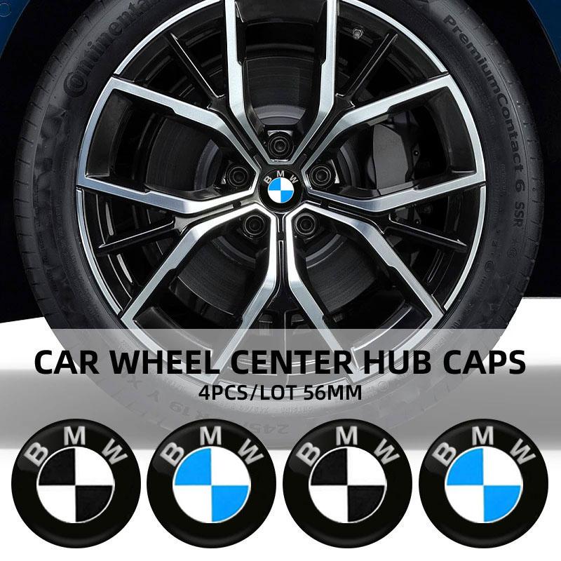For BMW E8456mm Car Wheel Center Hub Cap Rim Cover Emblem Stickers For BMW M e46 e90 e60 f30 f10 e39 e36 g20 g30 f20 e87 e92 Accessories