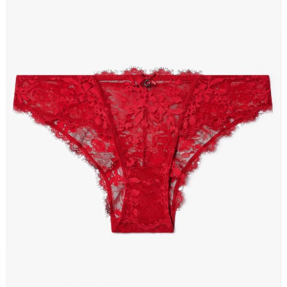 Emporio Armani Женские кружевные трусы с вышивкой цветов 0825311525 XS