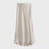 New European & American Style Satin Midi Skirt 8632845