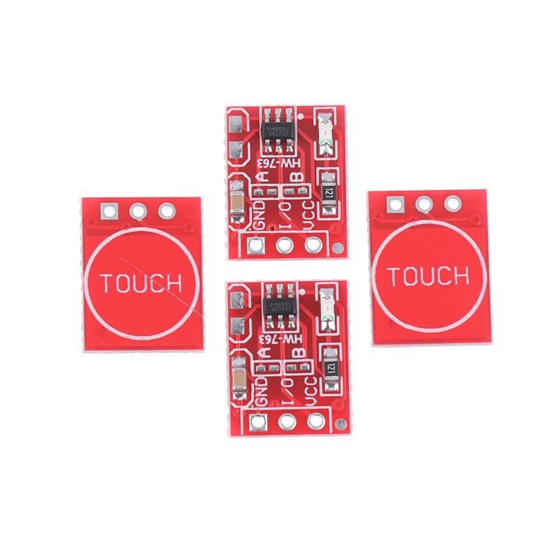 10Pcs Ttp223 Touch Key Module Self-Locking / Momentary Capacitive Switch Single Channel Module