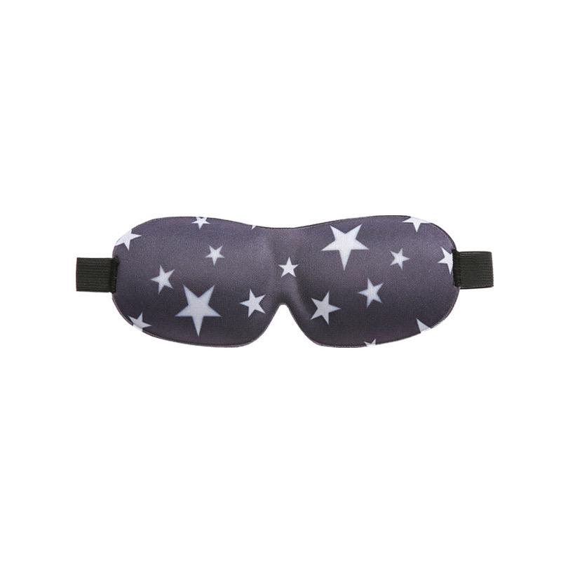 Custom Logo Comfortable Breathable 3D Contoured Foam Eyemask 100% Blackout Eye Mask for Sleeping with Adjustable Strap