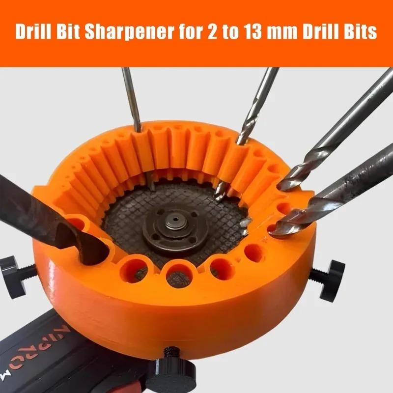 2-13mm Elektrischer Bohrer Schärfer Schleifer Tragbares Multi-Spezifikations Schleifwerkzeug zum Schärfen von Spiralbohrern Heim/Professionell