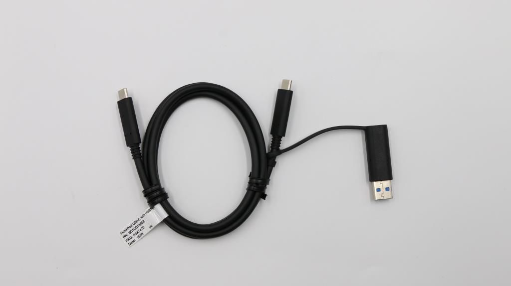 Lenovo Usb-C Cable W/ Tp Dongle, Fru03X7470