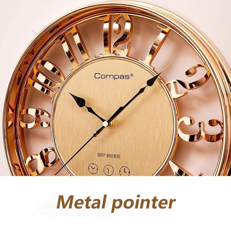 Vintage Wall Clocks Silent Living Room Wall Clocks Creative Decoration  Clock Home Decor Items Luxury Clock Elegant Ornaments