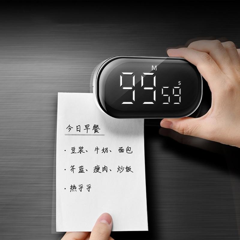 Digital Kitchen Timer Magnetic Countdown Countup Timer Large LED Countdown Timer