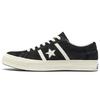 One Star Academy 'Black' (Unisex) Black / Ivory Canvas Shoes 164525C
