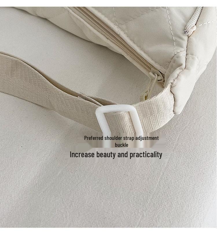 Autumn/Winter 2025 Large Casual Nylon Dumpling Bag - Versatile Crossbody & Single Shoulder Commute Tote for Women.