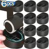 6/1PCS Universal Floor Protector Household Office Chair Wheel Silicone Anti Skid Caster Rubber Quiet Smooth Roller Accessories