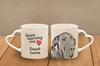 Deutsche Dogge I - Tasse mit Hund, entzückende Tasse mit herzförmigem Henkel, universelles Geschenk von der Marke Art-Dog