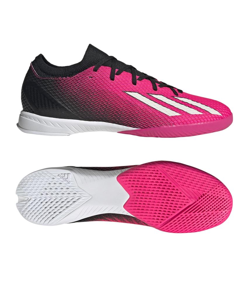 Adidas X Speed Indoor Futsal Team Shock Black Size cm Men's Portal.3 Shoes, LVG57/LSE22, Pink/Zero Metallic/Core (GZ5068), 25.5