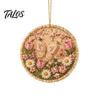 Decorative Wall Accents for Home Four Seasons Holiday Pearl Art Hanging Ornaments, Christmas Spring Summer Fall Beaded Anniversary Keepsake Ornaments