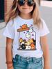 2025 Kids Clothes Summer T-Shirt Cat 3D Printing Tops Casual Short Sleeve Tee Fashion Girl T-Shirts Crew Neck Children's T-Shirt