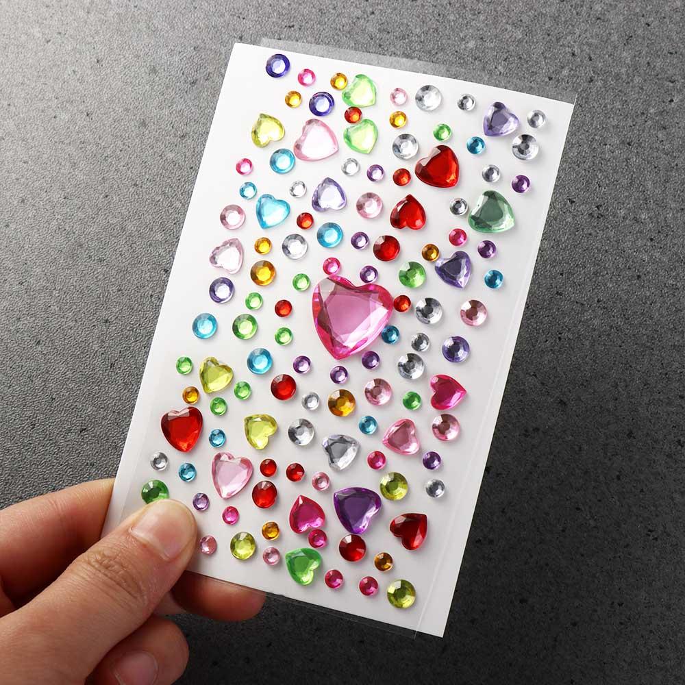 Pearls Body Colored  Eyeliner  Decals Face Rhinestone Stickers Face Tattoo Stickers