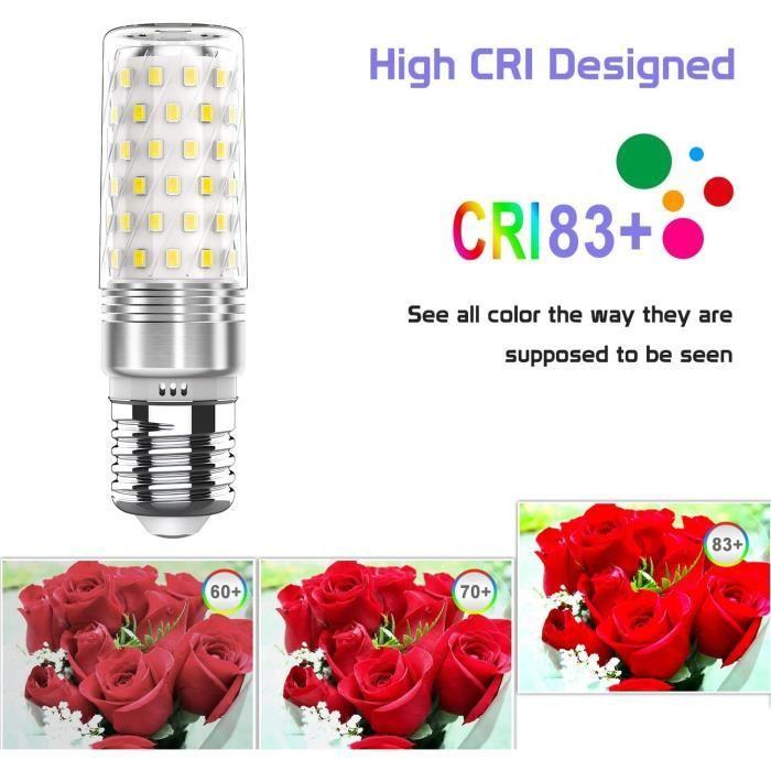 Ampoule LED - E27 - Lot De 5 - Blanc Froid 6000K - 7W - Haute Luminosité