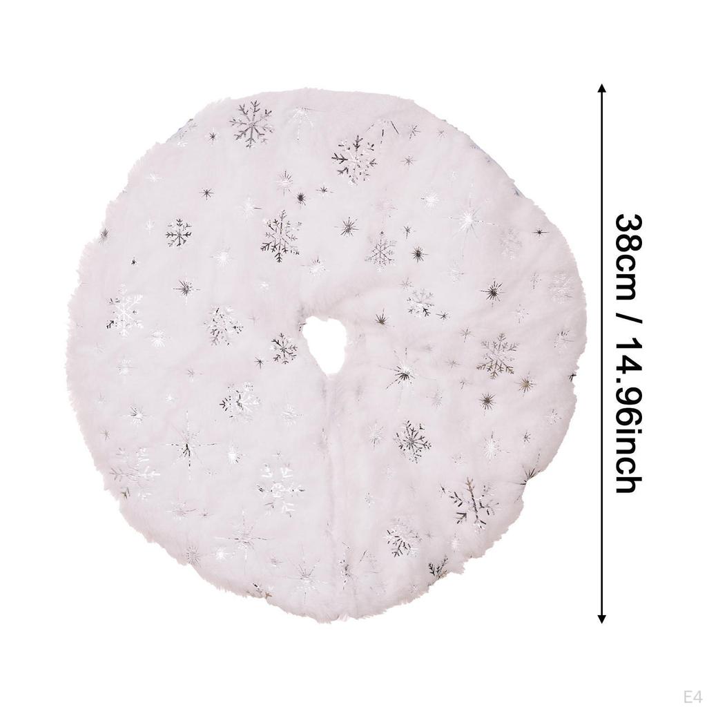 15 Zoll Rock zur Weihnachtsdekoration, Weiß für den Innenbereich