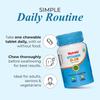 Nutrela VIT D2K Chewable Tablets 60 Pack Plant-Based Vitamin D3 for Strong Bones & Wellbeing
