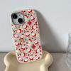 For iPhone 13 14 15 Pro Max Samsung Galaxy A14 A15 A24 Xiaomi 13T Redmi 12C Soft Chubby Phone Case A23 Santa Claus Happy New Year TPU Silicone Cover